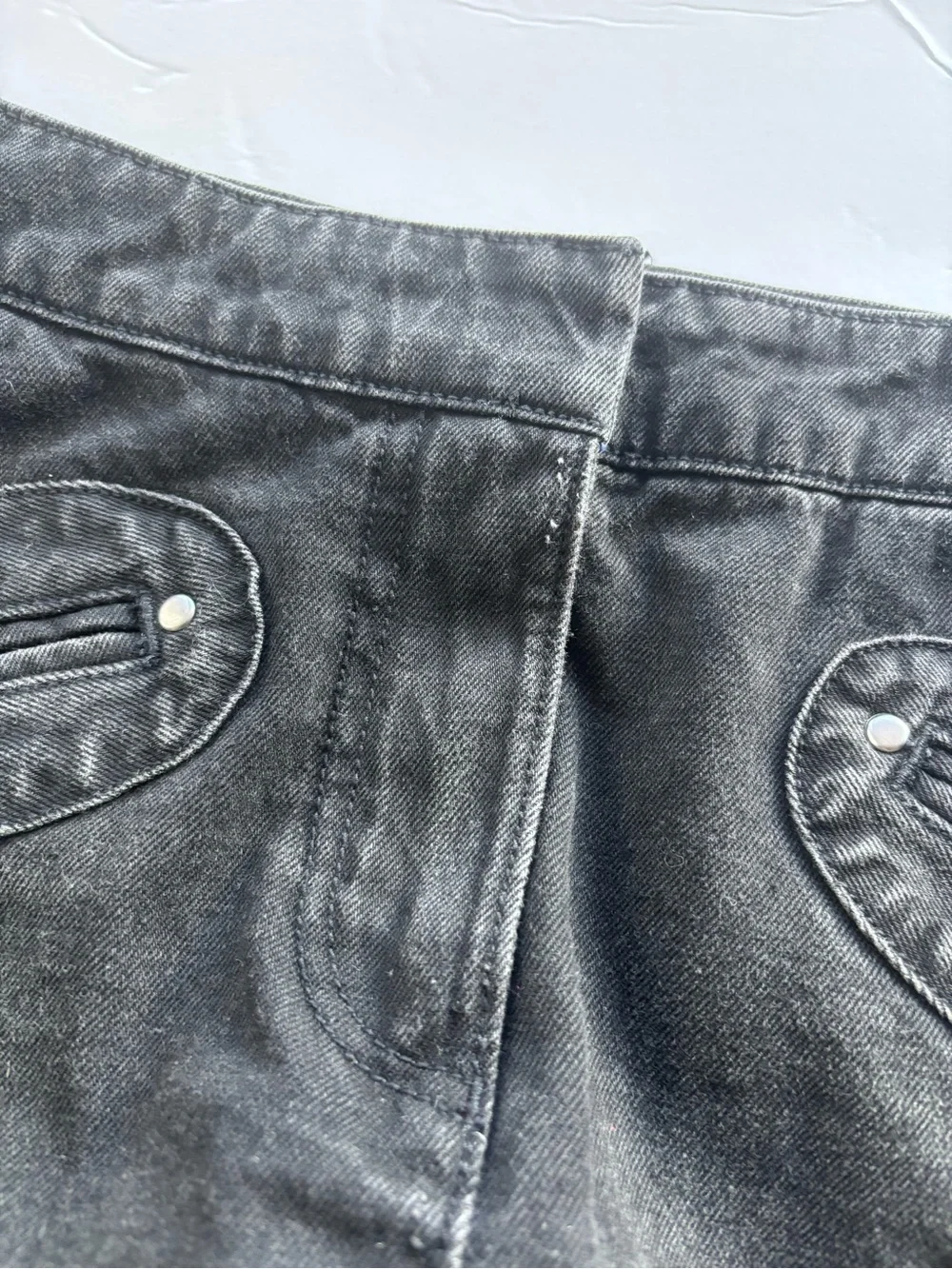 Urban Outfitters BDG Quin Denim Mini Skirt with Statement Pockets Cotton